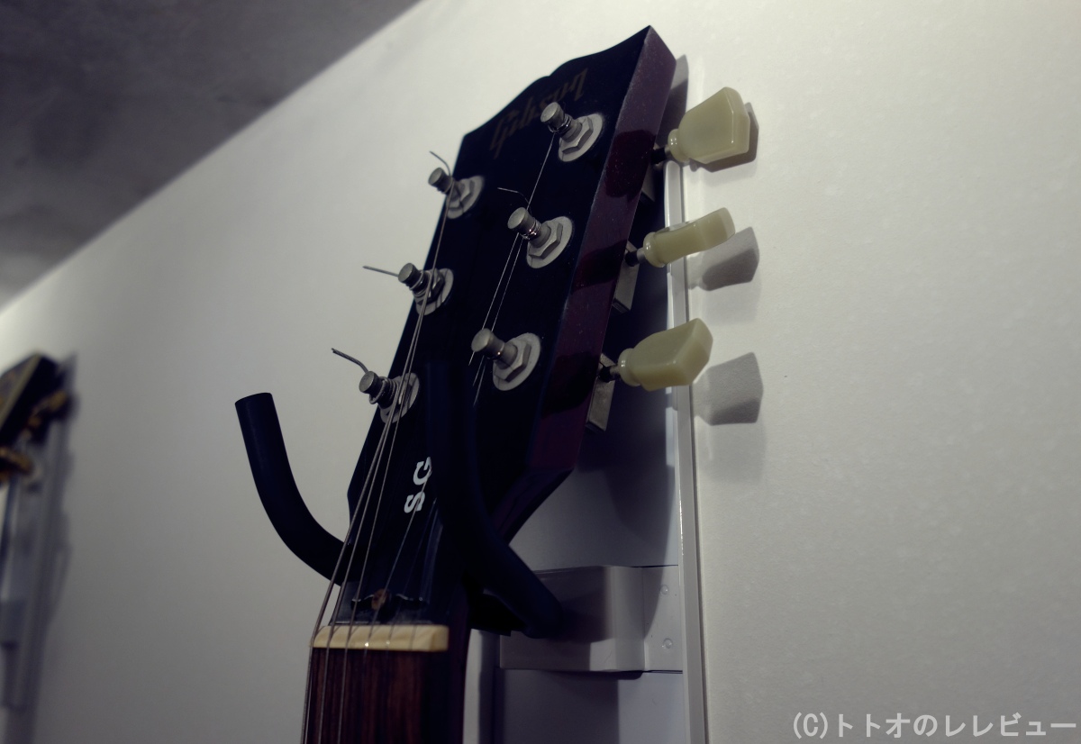 賃貸でもあきらめない 壁掛けギターハンガー 壁美人 Guitar Hero 使用レビュー トトオのレレビュー